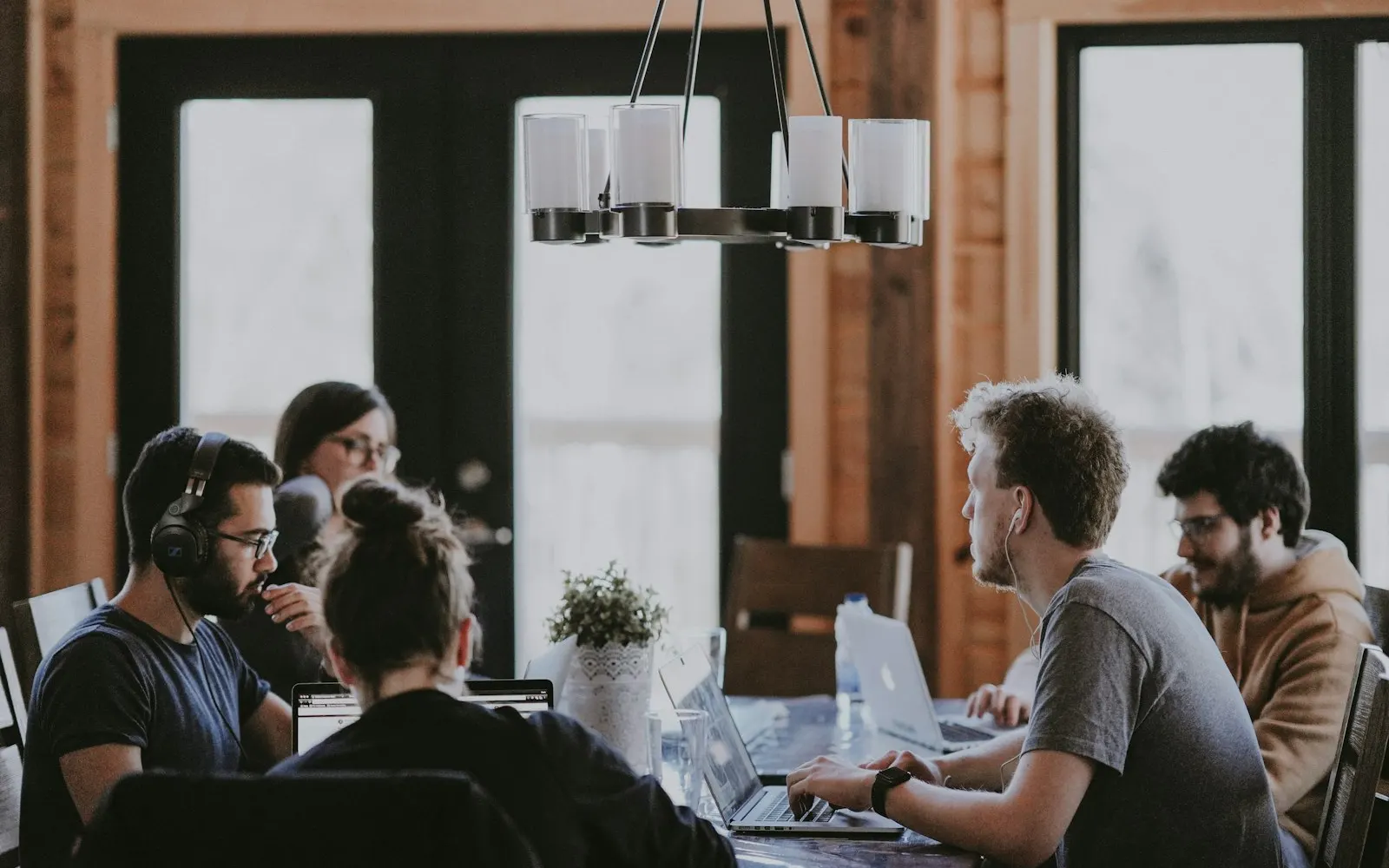 Standard Trust Bank team collaborating in a modern office