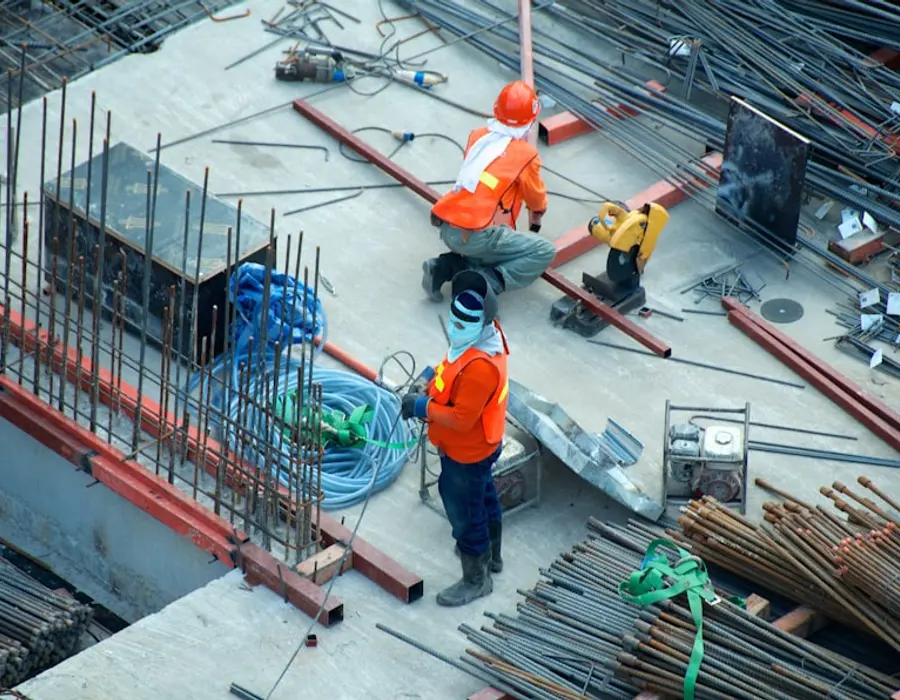 Construction site representing loans and credit